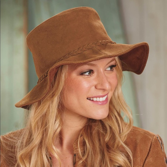 Minnetonka Accessories - Minnetonka Floppy Suede Hat